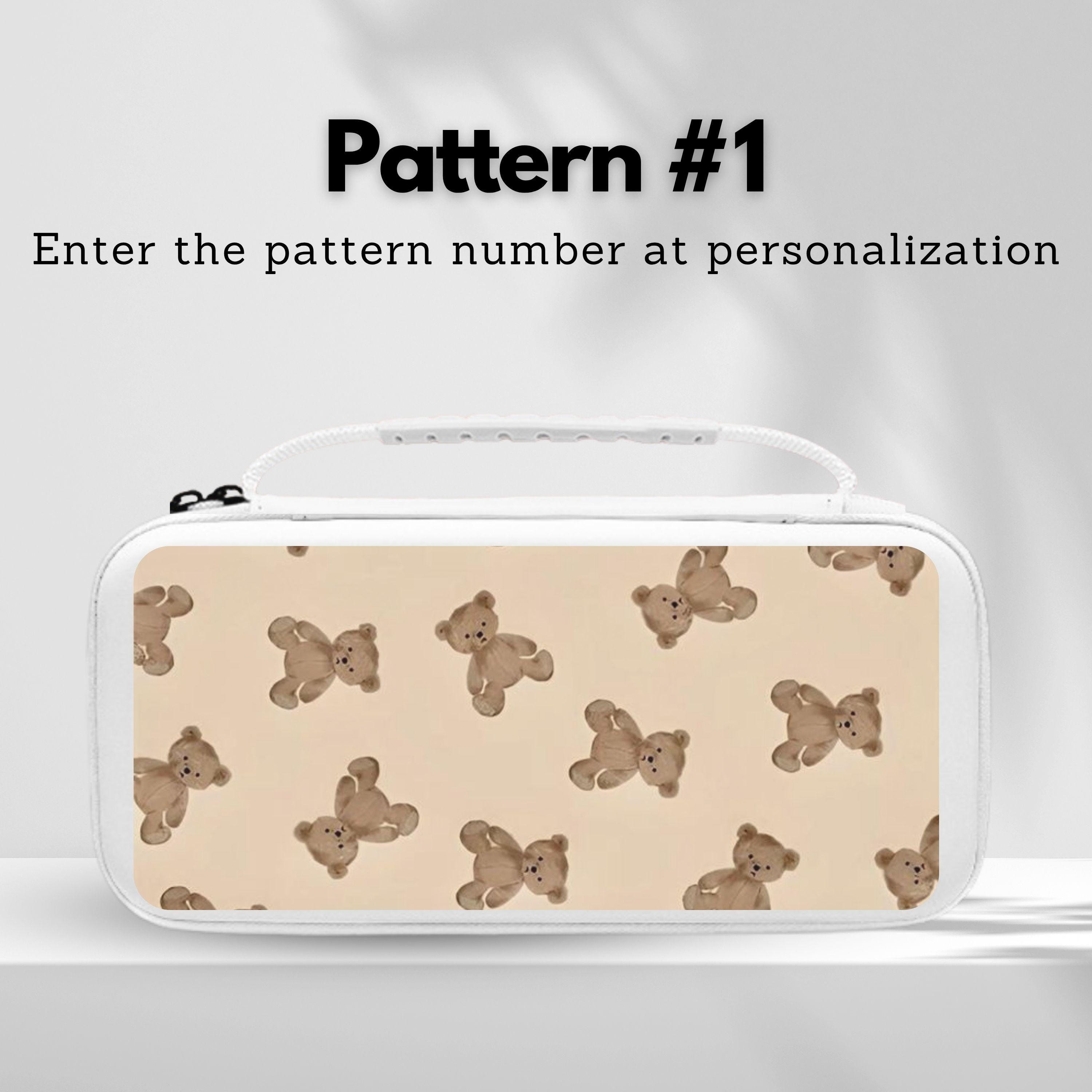 Cute Teddy Bear Carry Switch Case for Nintendo Switch 2/switch