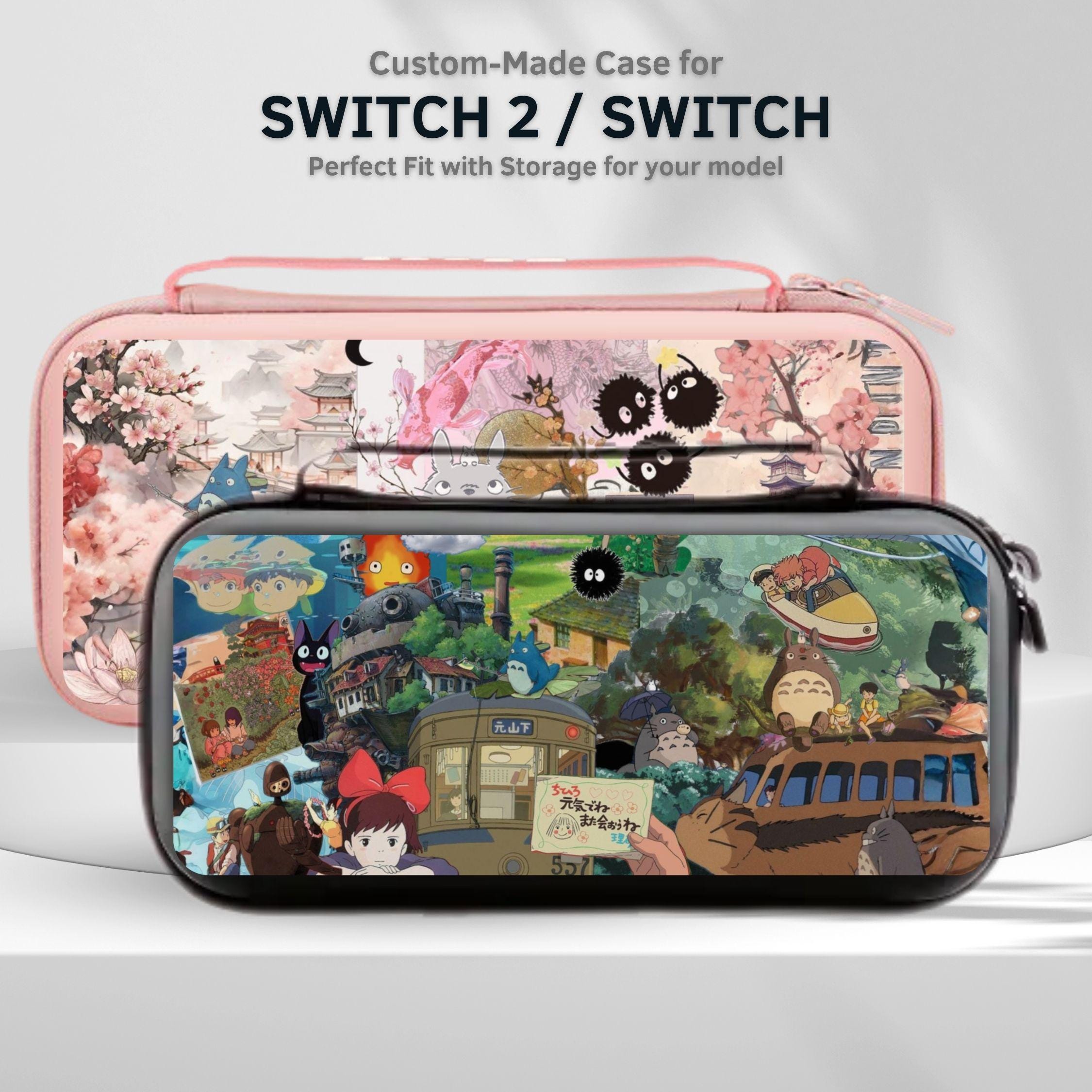かわいい漫画ファンアート Nintendo Switch 2/Switch OLED用キャリー