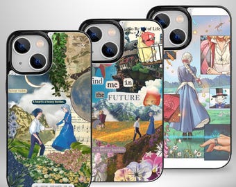 Anime Fanart Wallet Phone Case with Card Holder for iPhone 16 15 14 13 Pro Max Plus, Samsung Galaxy S25 S24 S23 Ultra Plus