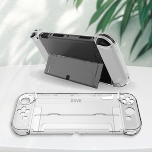 Custom Name Clear Case for Nintendo Switch 2 2025, Switch/Switch OLED, Hard Shell Transparent Protective Cover, NS Switch Accessories