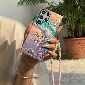 Beachy Vibes Galaxy Phone Case Compatible with MagSafe for Samsung Galaxy S26 S25 S24 S23, Galaxy S Ultra Plus, Galaxy A55 A54 A53