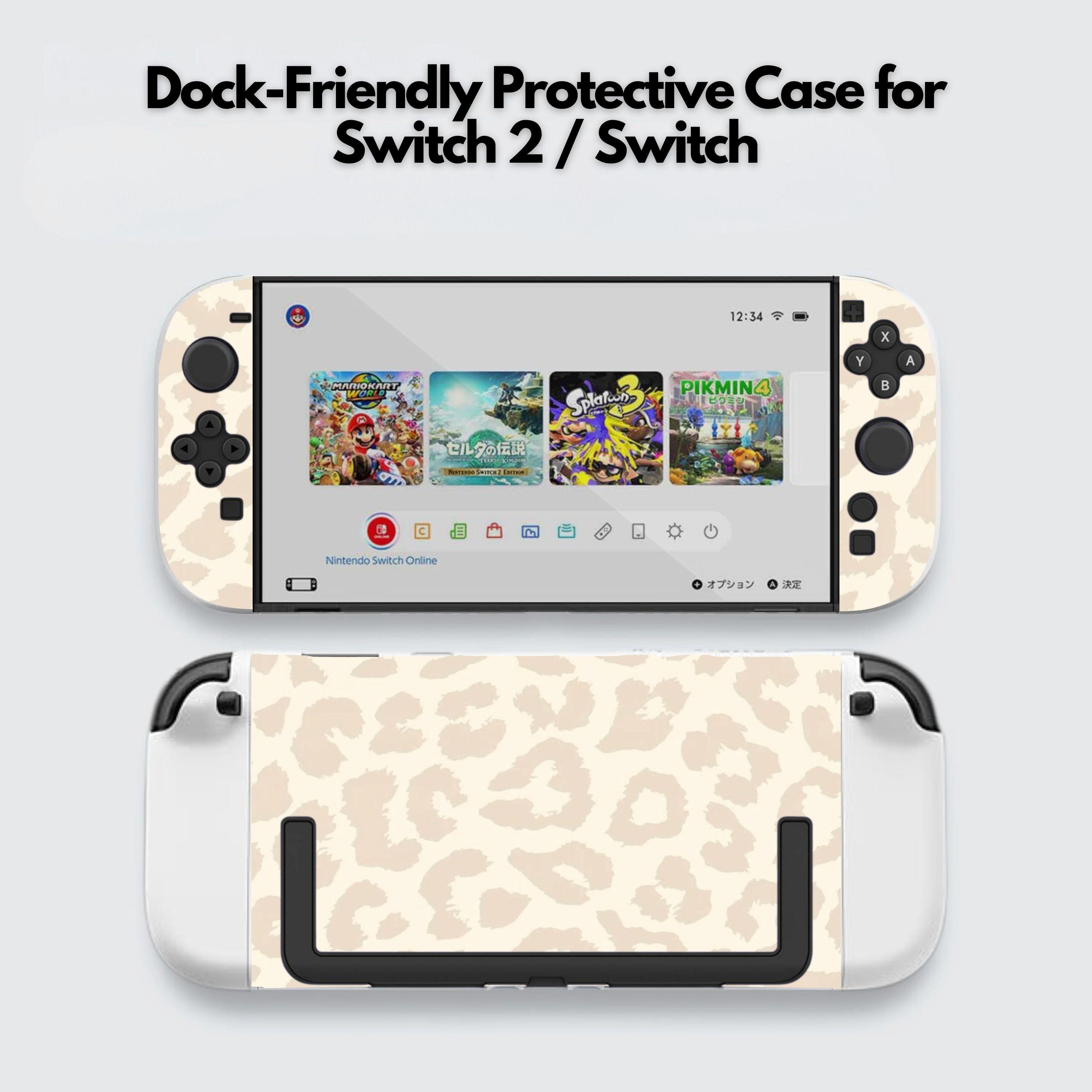 Nintendo Switch 2 7.9インチ用 キュートなニュートラルヒョウ柄