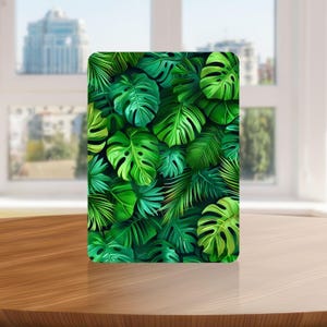 Tropical Jungle Kindle Case with Hand Strap for Kindle 6 6.8 7 inch, Paperwhite 12 11, Kindle Colorsoft/Scribe/Oasis, Kindle 11 10 Gen