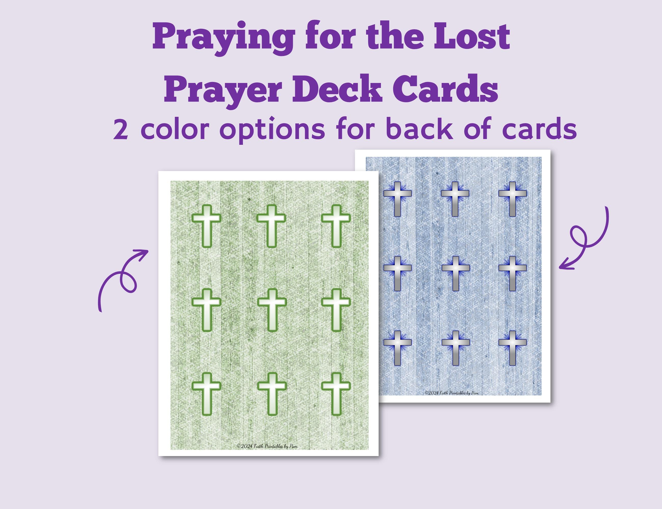 Praying for the Lost Card Deck, Prayer Card Deck, How to Pray for the ...