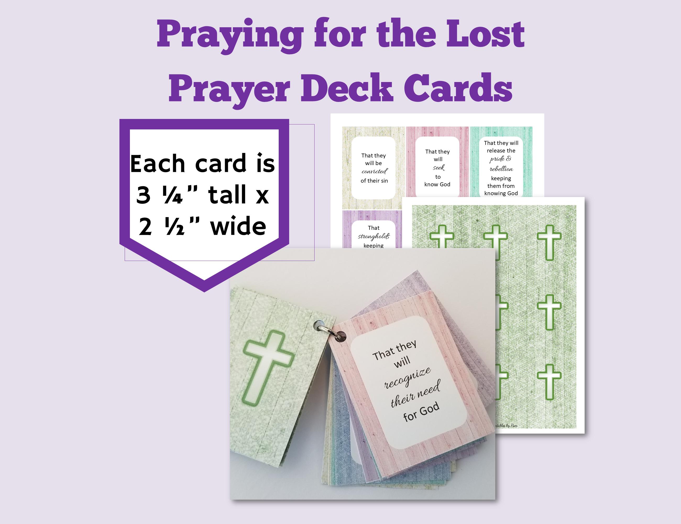 Praying for the Lost Card Deck, Prayer Card Deck, How to Pray for the ...