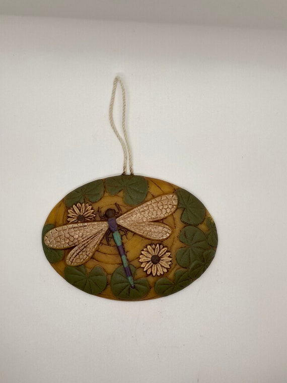 Folk Garden Dragonflies in White Folk Garden Dragonflies in White