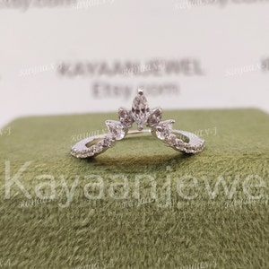 vintage 1.00 ct white marquise cut diamond ring in 925 sterling silver, solitaire ring, anniversary gifts, rings for women, wedding bands