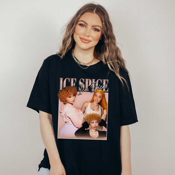 Camisa vintage Ice Spice, camisa de fan de Ice Spice, Ice Spice Tour, camisa retro Ice Spice, Ice Spice 90s, regalo para ella, regalo de fan con capucha Ice Spice