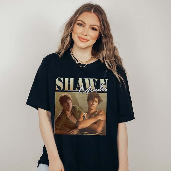 Shawn Mendes Vintage Shirt, Shawn Mendes Shirt, Shawn Mendes Sweatshirt, Shawn Mendes T-Shirt, Gift For Her, Shawn Mendes Tour Merch Fan Art