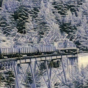 Georgetown Loop, Colorado Railroad Photograph
