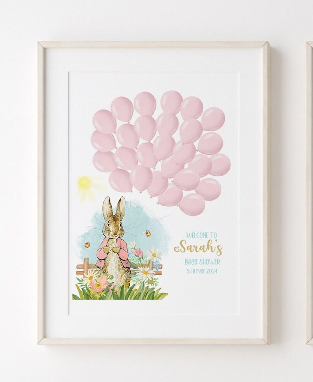 Peter Rabbit Alternative Guest Book Baby Shower Signature Book Peter ...