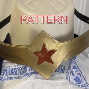 WW Tiara - Comic Book Style PATTERN