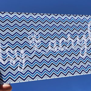 ZigZag Blues Artsy Acrylic