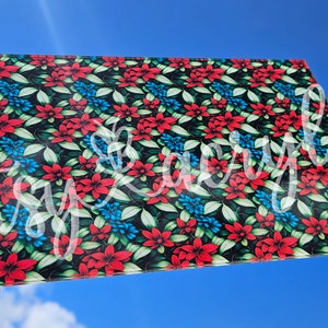 Christmas Poinsettias and More Artsy Acrylic