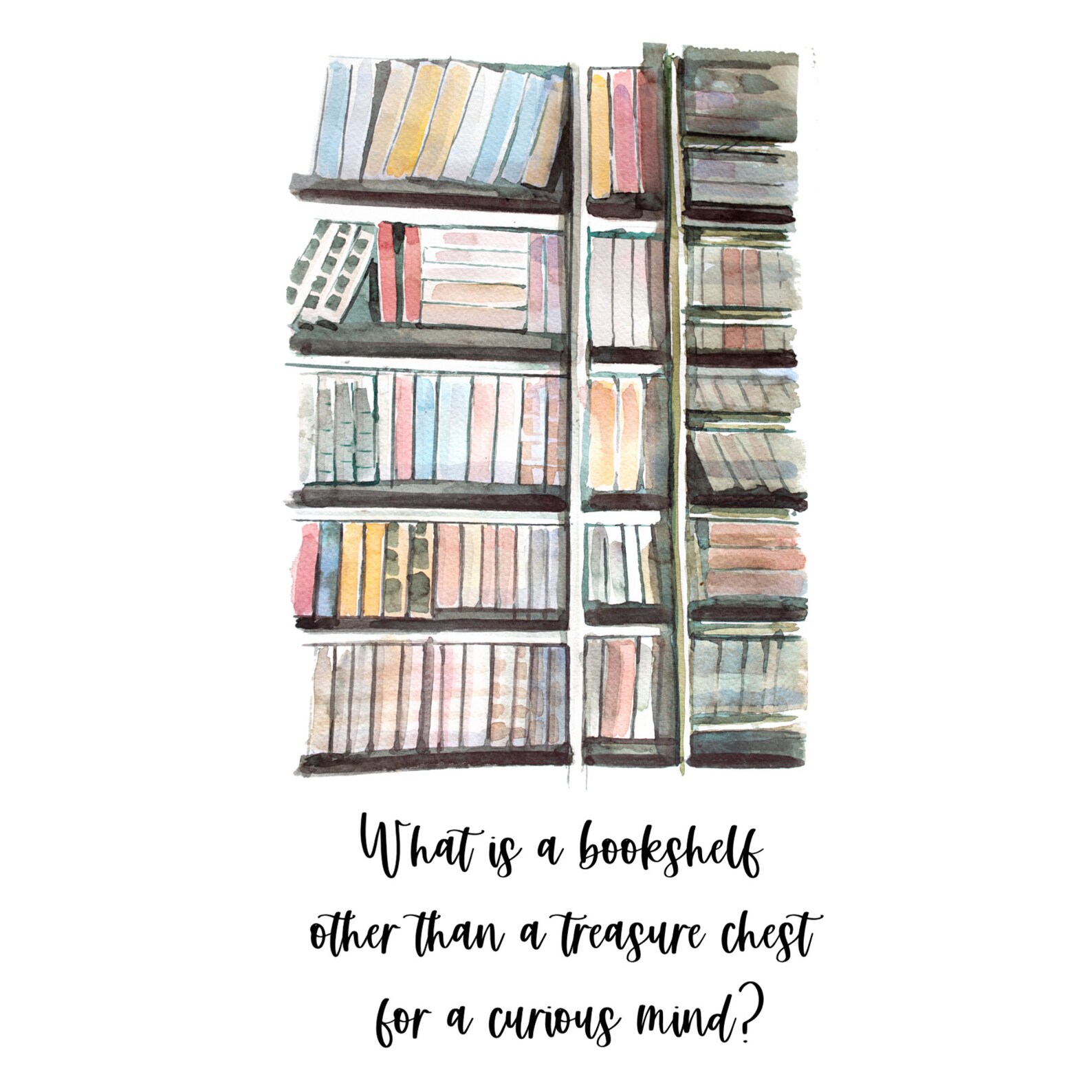 Book Wall Art Book Quote What is a Bookshelf Other Than a Etsy