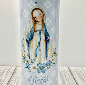 Tumbler Nossa Senhora das Gracas - Our Lady of Grace Mother&#39;s Day, a perfect gift for a  catholic devout