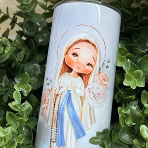 Our Lady of Lourdes - Nossa Senhora de Lourdes Tumbler Catholic perfect gift for Catholics