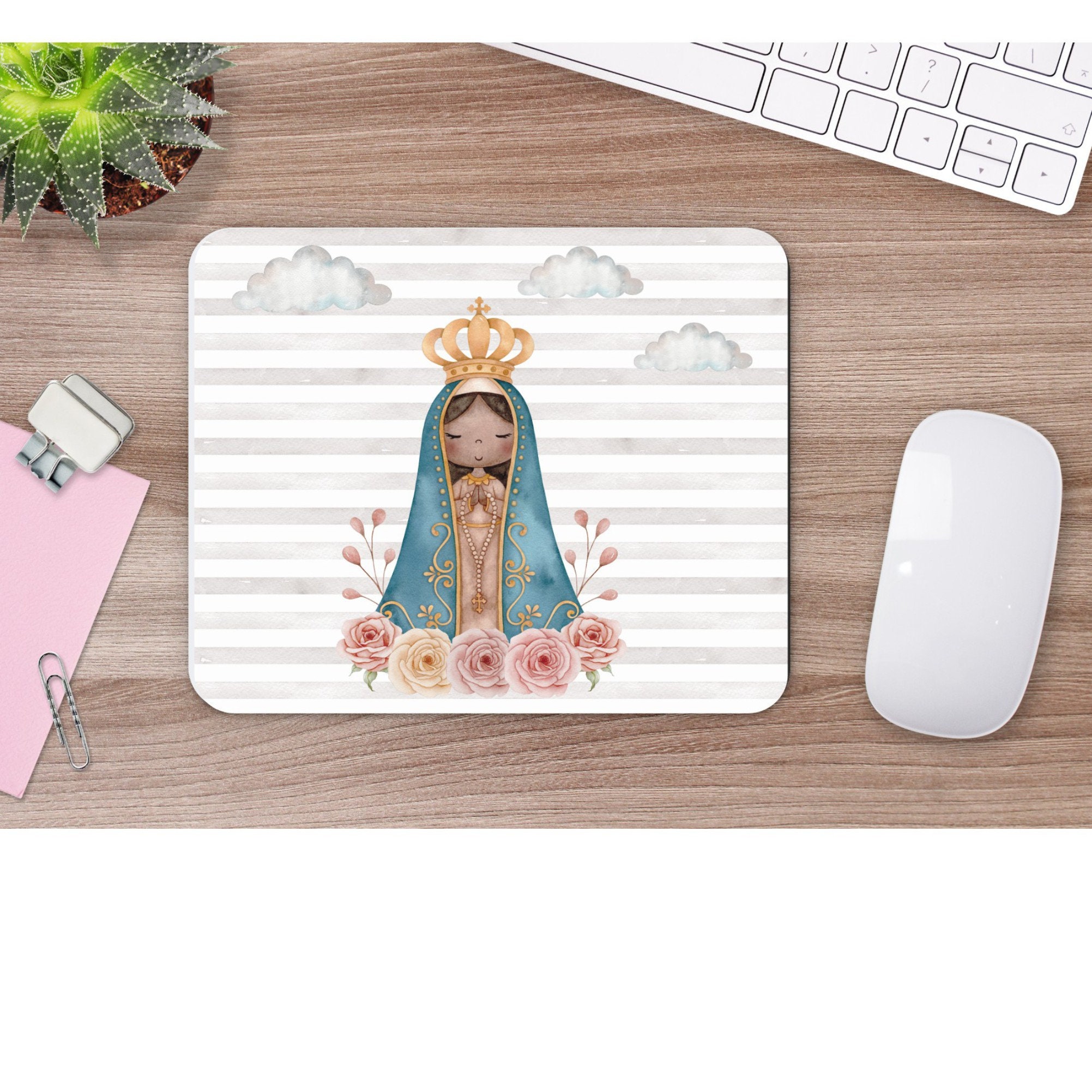 Our Lady Aparecida Mouse Pad: Personalized Catholic Gifts