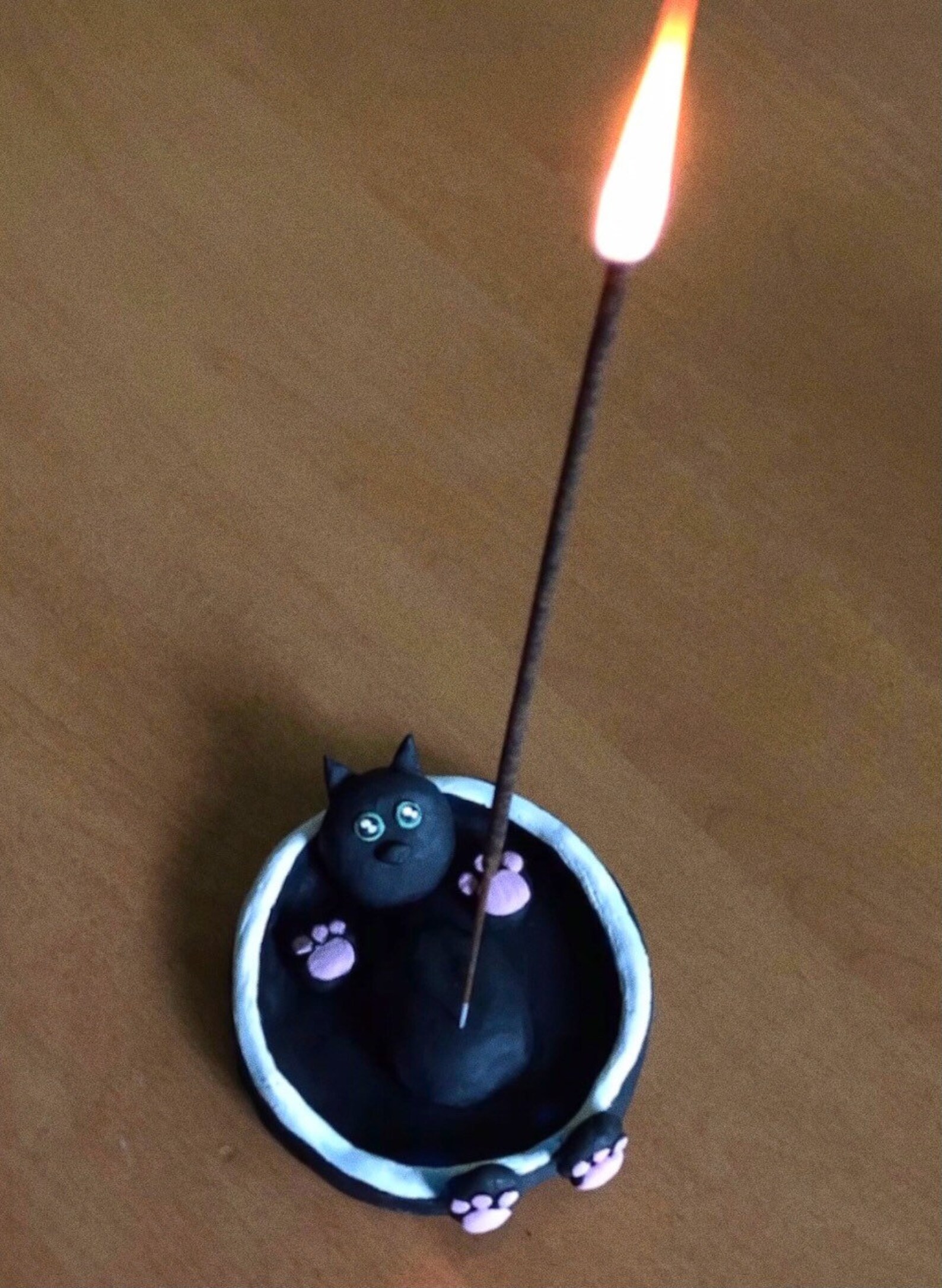 Cat Incense Holder INCENSE INCLUDED Etsy