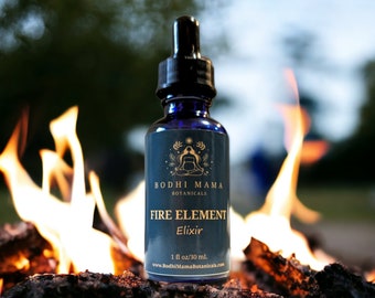 Fire Element TCM Elixir | Organic Tincture | Nourishing Heart & Spirit