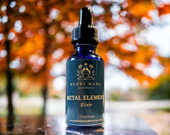 Metal Element TCM Elixir | Organic Tincture | Respiratory and Digestive Harmony