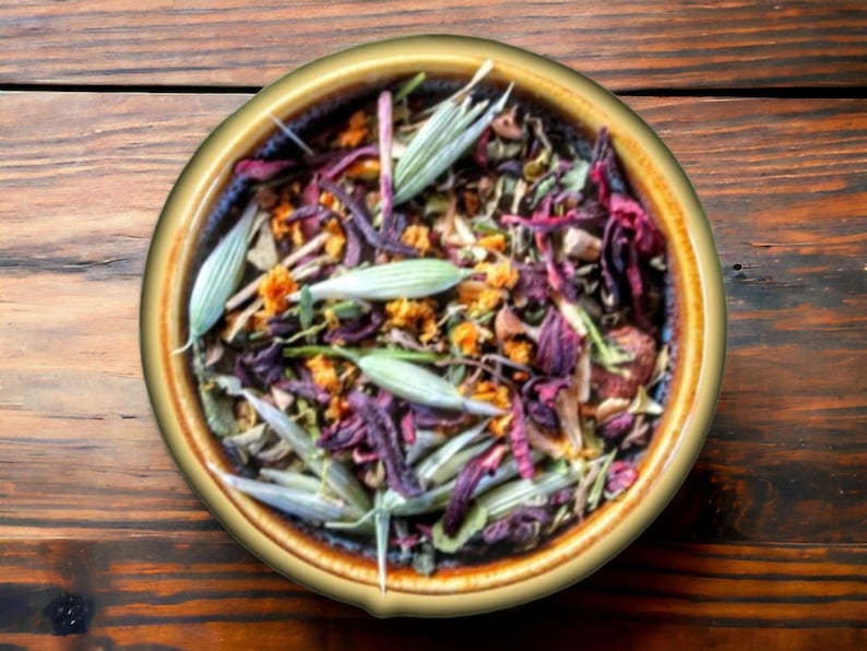 Acceptance Tea Blend Organic Loose Leaf Herbal Tea Caffeine Free image 1