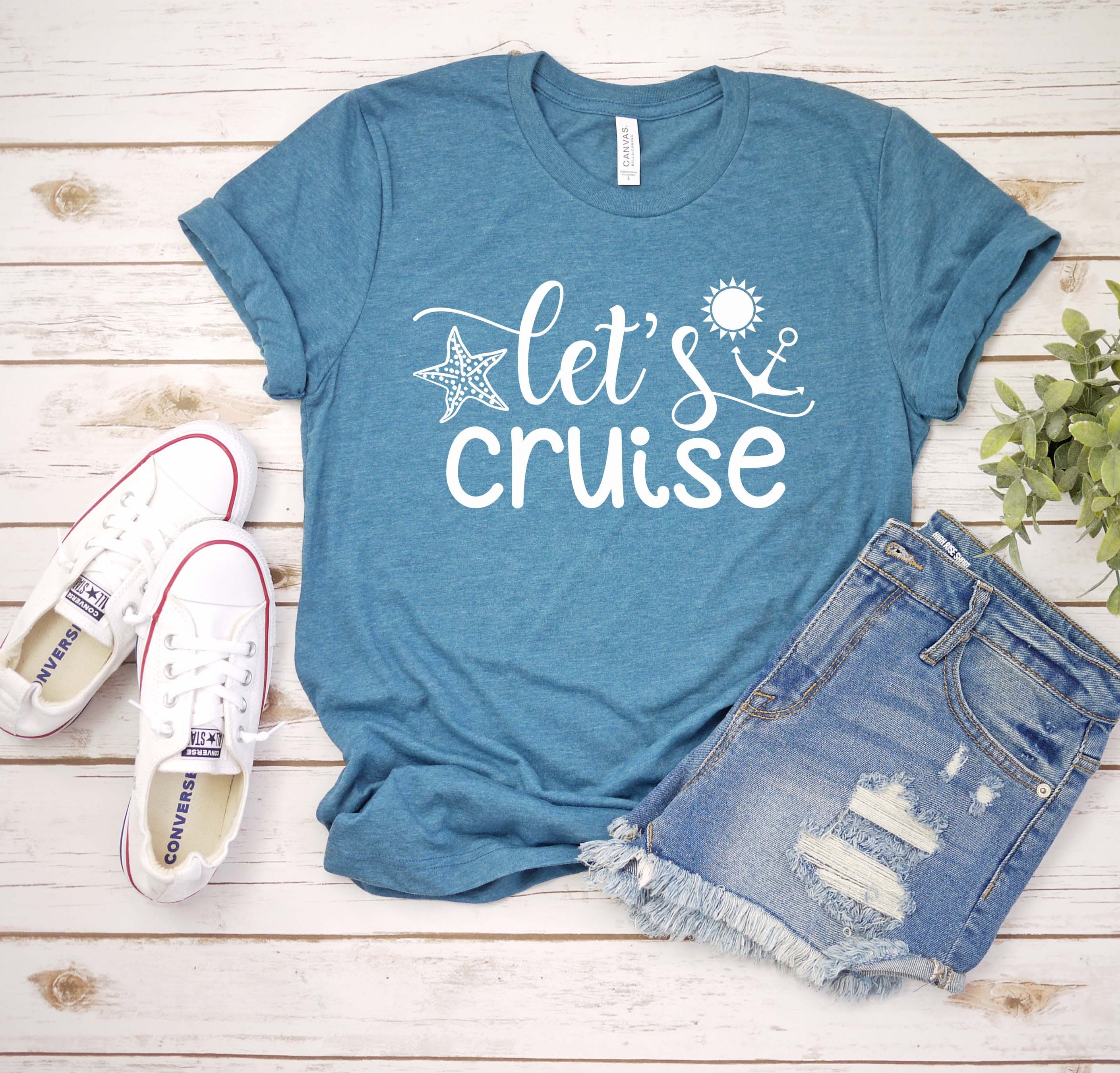 Let's cruise shirt cruise shirts for women Disney cruise | Etsy