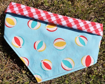 Balls Out Tie On Pet Bandana