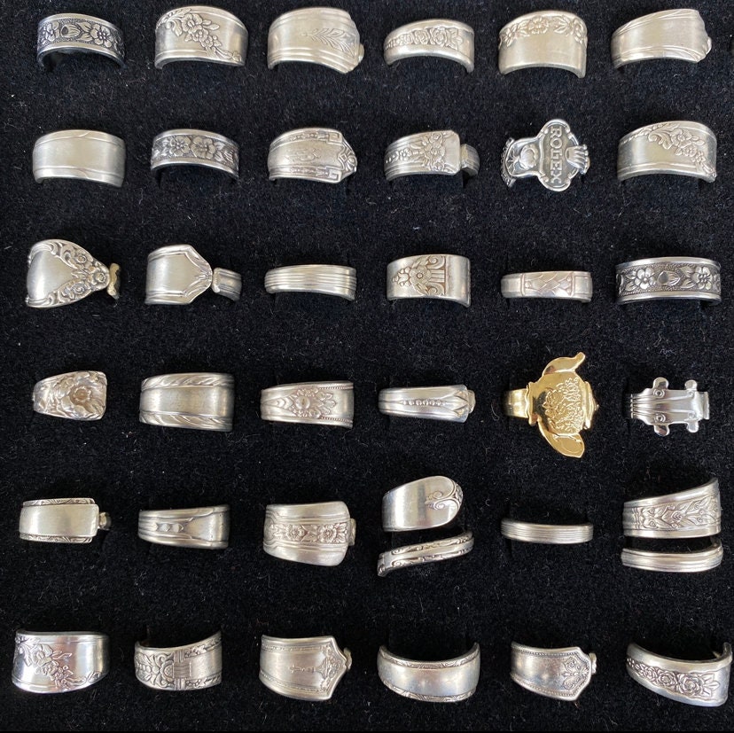 Mystery Bundle Silver Spoon Rings | Silverware Rings