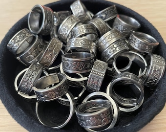 Spoon Ring Bundle | Silver Stainless Steel Bands | 2 for 40
