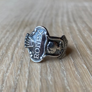 Silber Luxus-Marke Löffel Ring