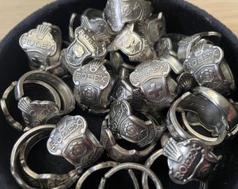 Luxury Brand Silver Spoon Ring