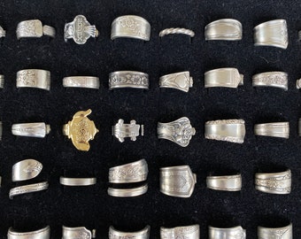 2 rings for 25 silverplate spoon ring surprise bundle!