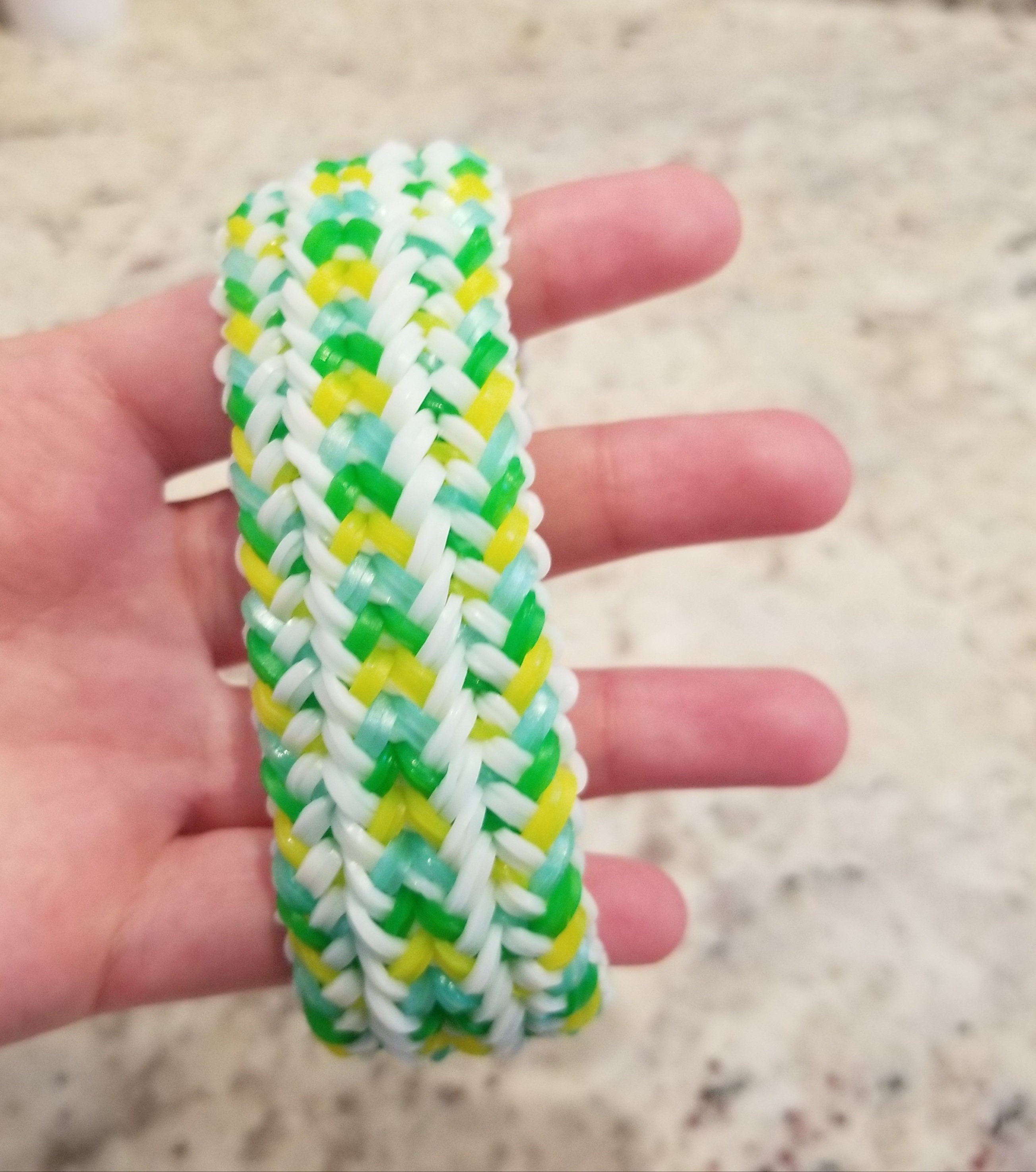 Snake Belly Rainbow Loom Bracelet Etsy
