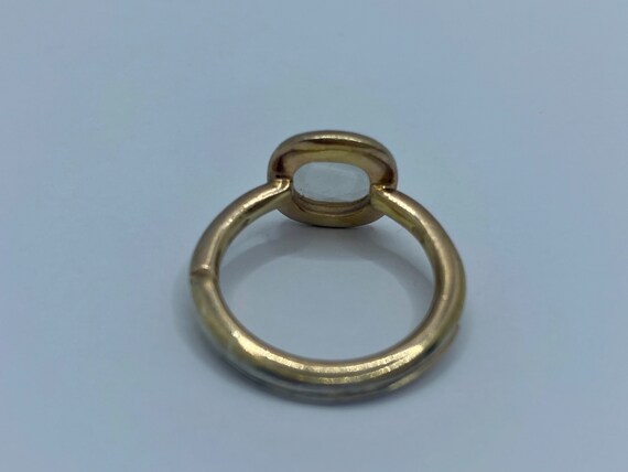 Yellow Gold Plated 925 Solid Sterling Silver Ring - image 6