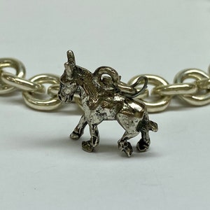 Vintage 925 Sterling Silver 3D Donkey Charm/Pendant!!!