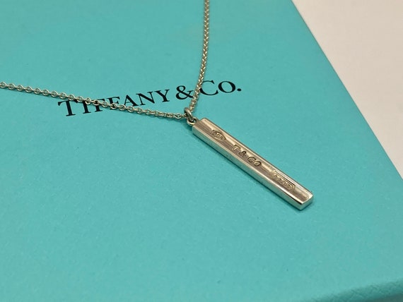 Sterling Silver 1837 Bar Pendant - Etsy 