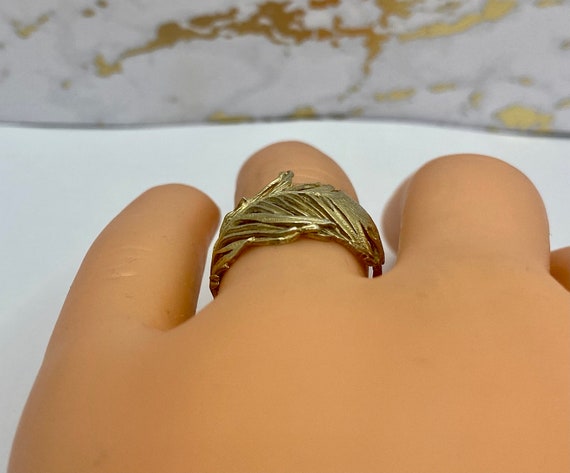 Sterling Ring-Marbled Feather