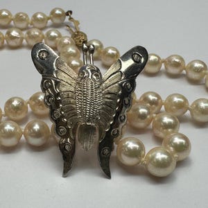 Vintage Taxco Sterling Silber Schmetterling Brosche: Mexikanische Handwerker Anstecknadel