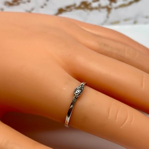 925 Sterling Silver Angel Wing Ring !!!