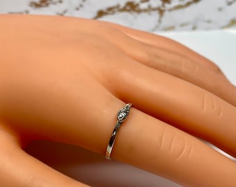 925 Sterling Silver Angel Wing Ring !!!