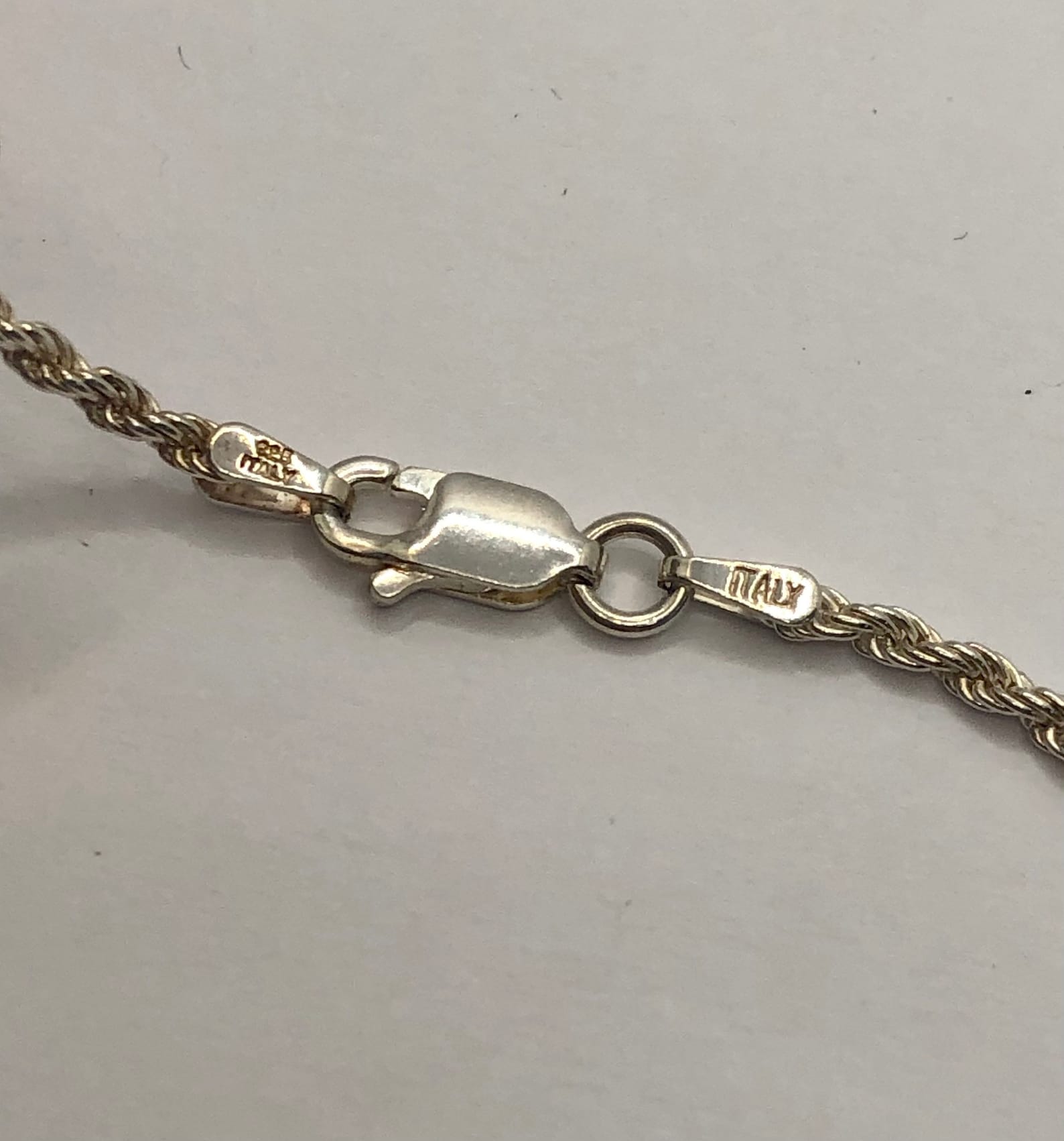 Collier Chaîne Corde En Argent Sterling Plaqué Or Jaune - 13 Pouces - Silverspeck - Neuf Sans Boîte
