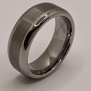 Spikes Wolfraam Zilver Kleur Bruiloft / Band / Ring!!! Maat 9