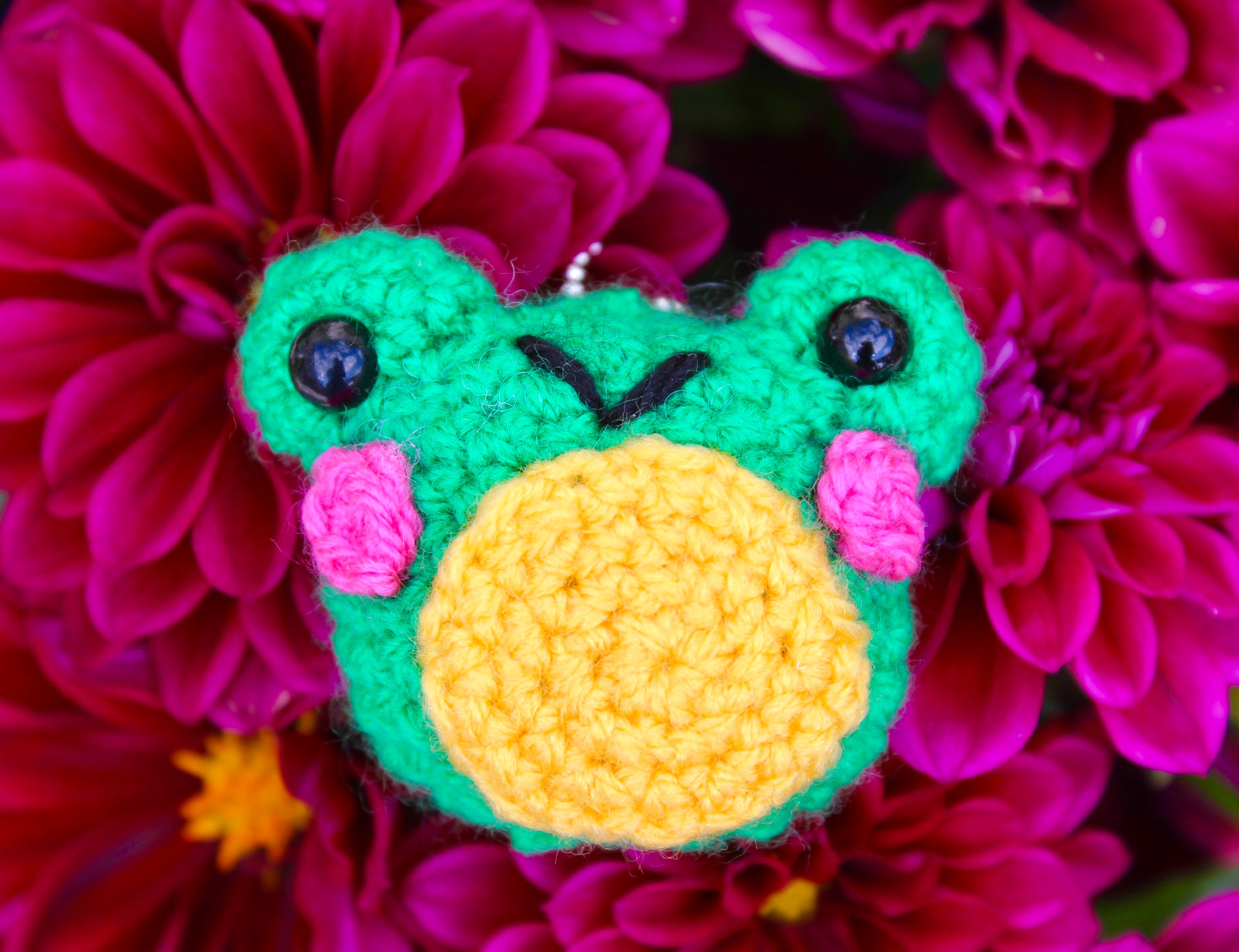 FROG KEYRING CUTE Small Crochet Frog Cheap Etsy UK