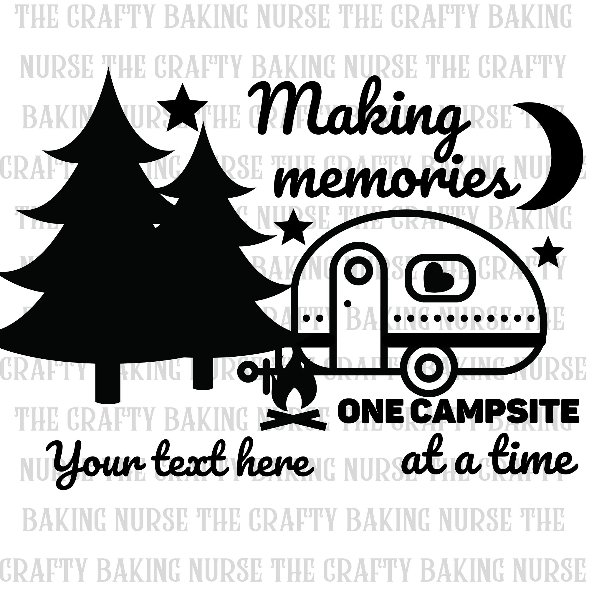Making Memories One Campsite at A Time SVG/PNG/JPG | Etsy