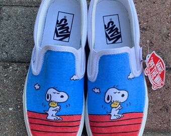 snoopy vans blue