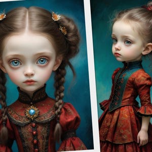 Beautiful Girls, alleen 38 kaarten, prints afdrukbaar. Digital Junk Journal Kit afdrukbaar plakboek downloaden: