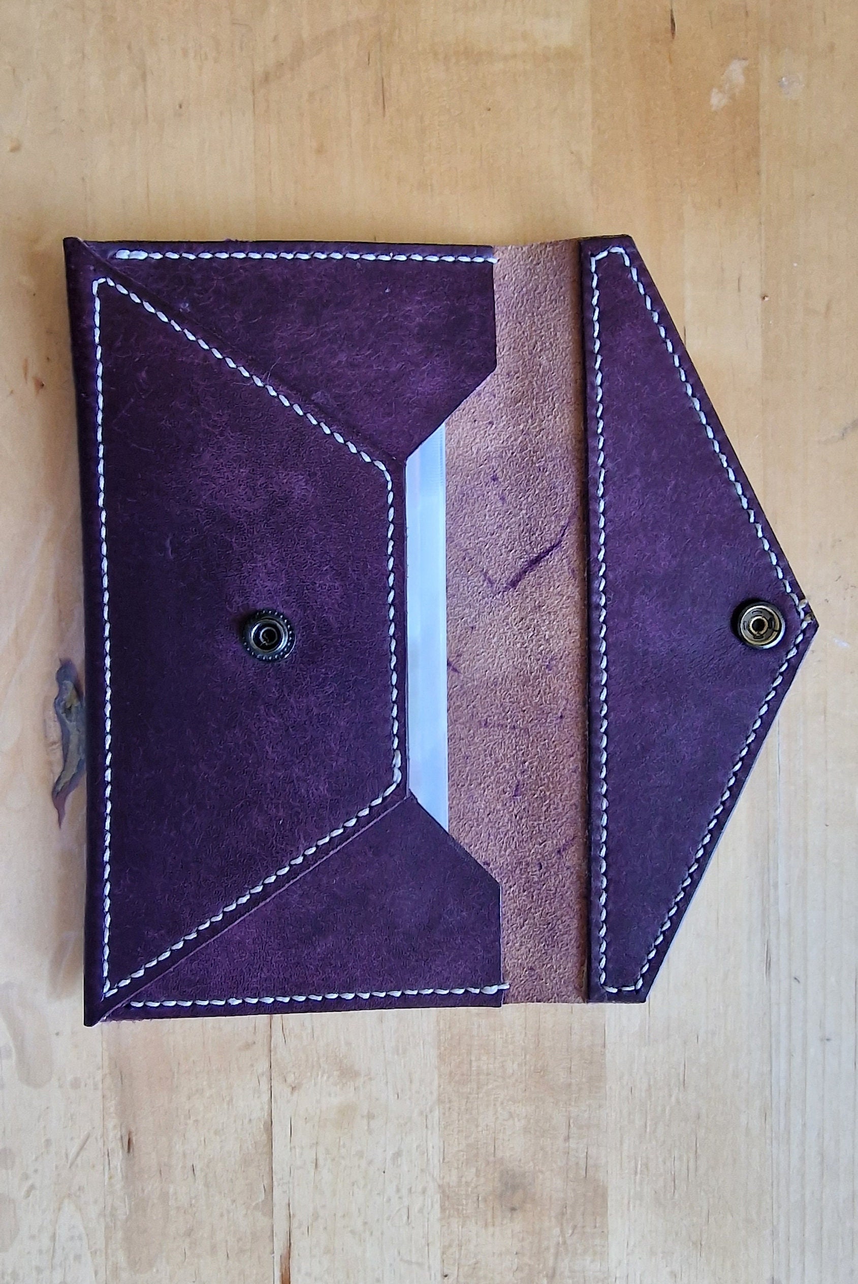 Envelope Wallet GBP Cash Note Wallet A4 Pattern Template Cash Note