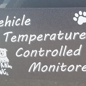 Temperature Controlled & Monitored Car Magnet