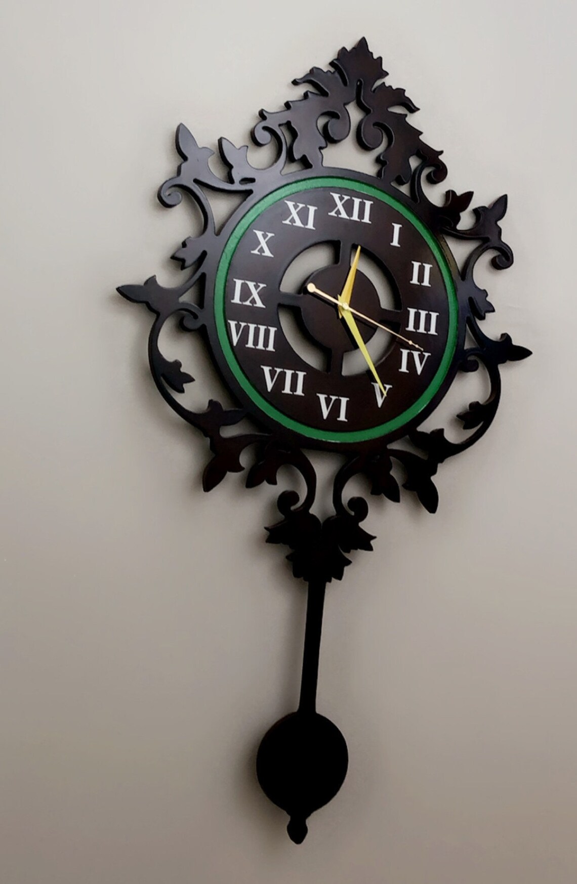 Designer Wall Clock In Hard MDF Sheet Etsy